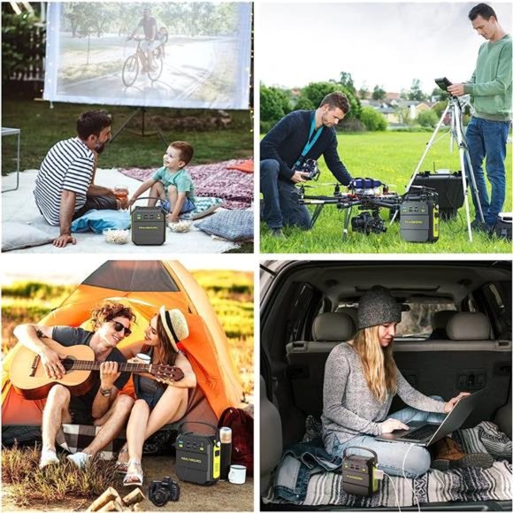 Portable PowerStation 83Wh Small Generator Solar PowerBank 80W(Peak 120W)Camping - Picture 4 of 5